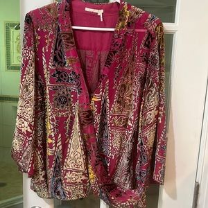 NWOT FLOREAT (ANTHROPOLOGIE) BLOUSE Size LARGE